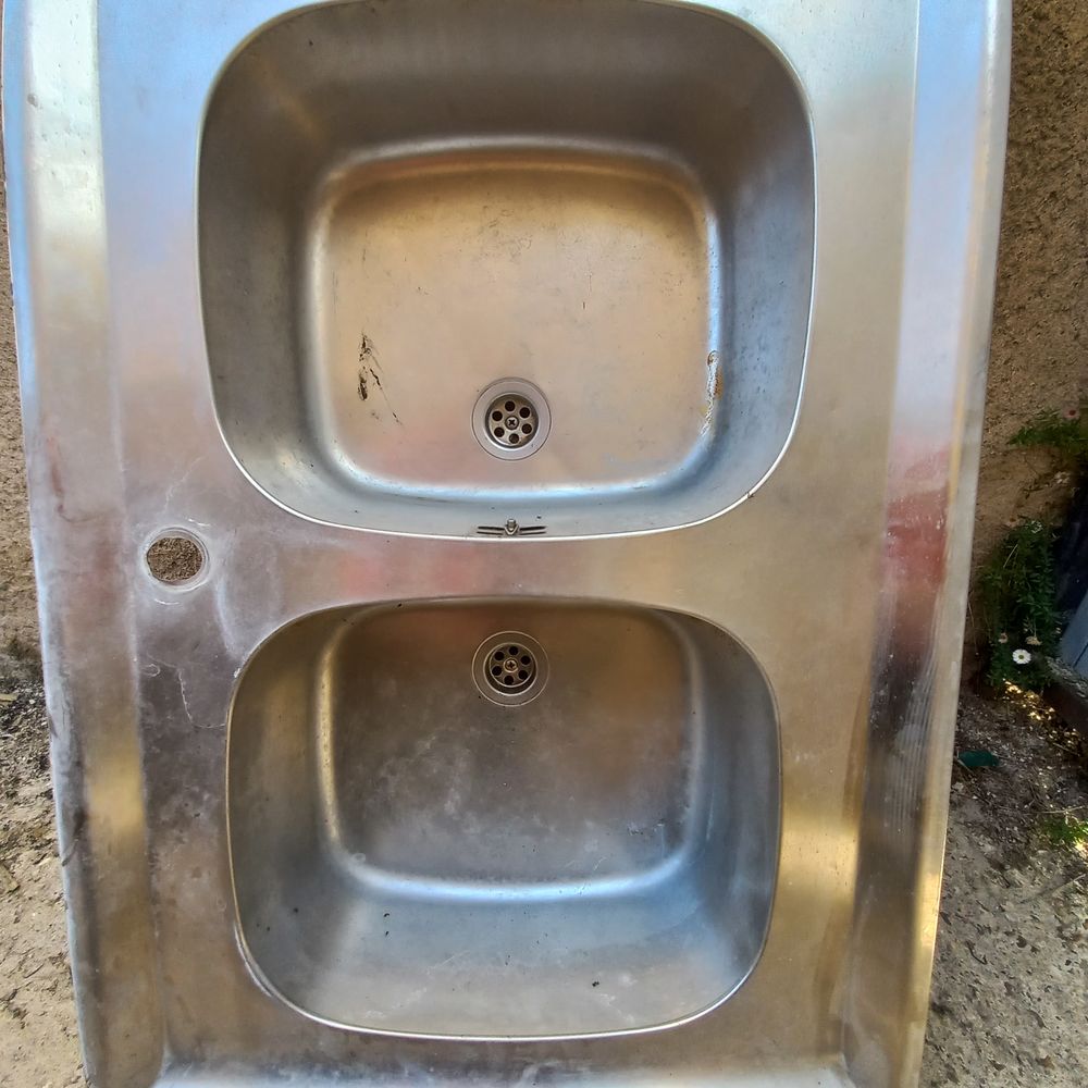 Evier � encastrer 2 cuves en inox 20 Ch�digny (37)