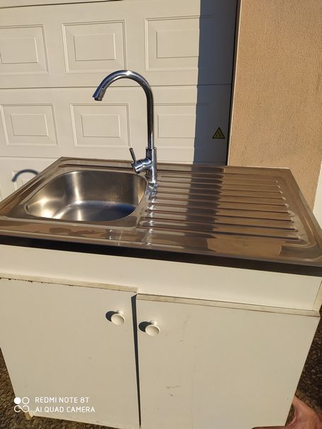 EVIER INOX avec support armoire 2 battants - 30 Pl�lan-le-Grand (35)