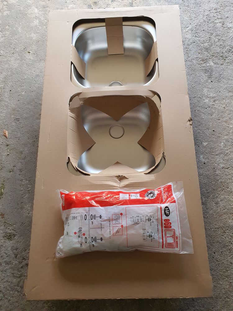 EVIER INOX DE 120+BANDE+ROBINETTERIE+SIPHON 150 Dieuze (57)