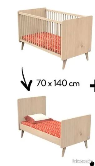 Lit �volution b�b� 70x140 cm 200 Coursac (24)