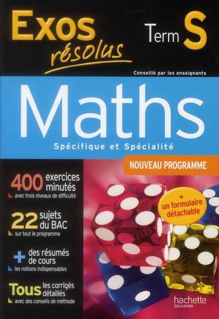 Exos r�solus ; math�matiques ; terminale S 6 Amiens (80)