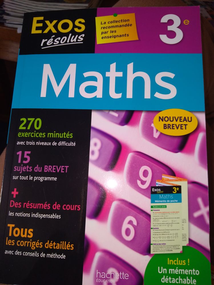 Exos r�solus de maths, 3�me 4 Arras (62)