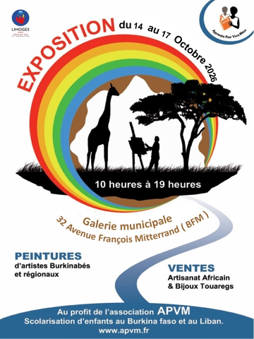 Expo- d'artisanat africain de l'APVM 0 Limoges (87)