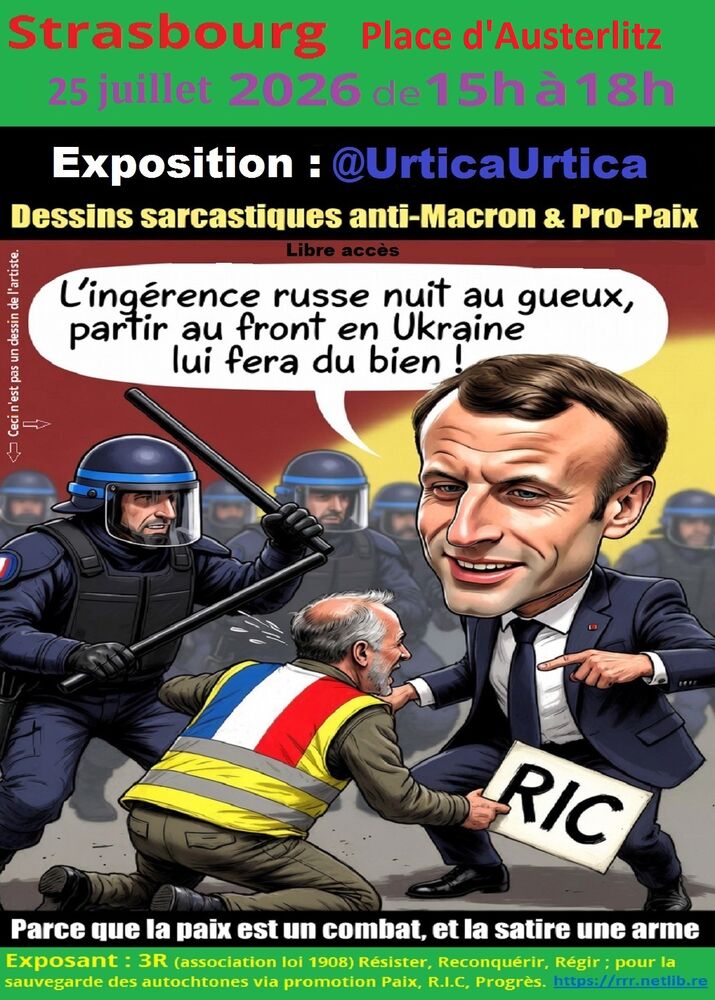 Expo Urtica : "l'artiste contemporain qui dessina la chute" 0 Strasbourg (67)