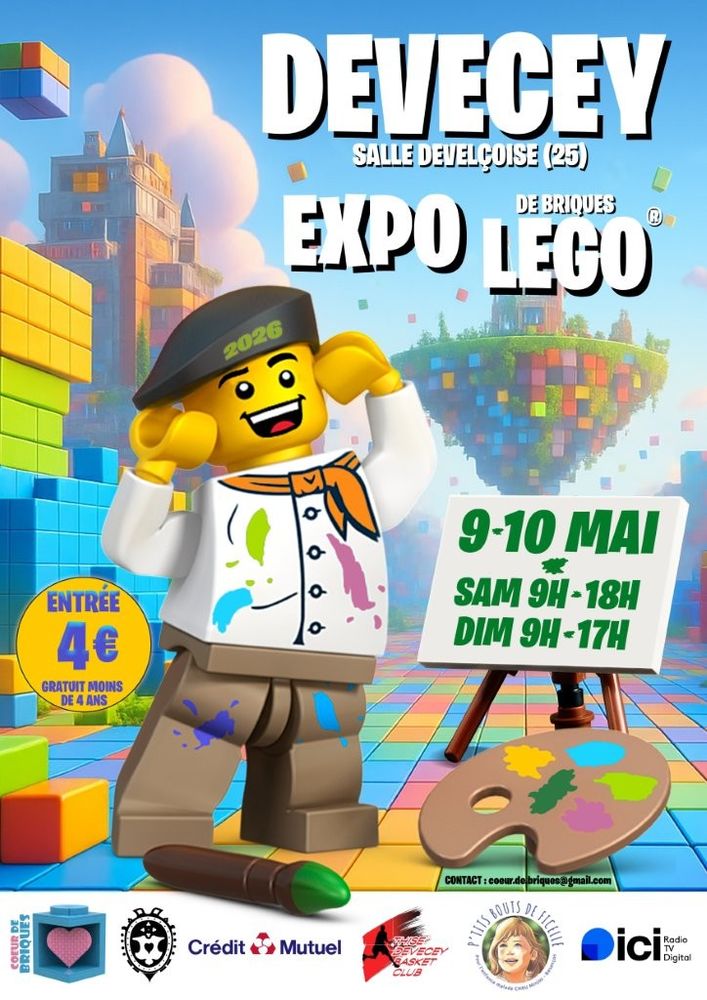 Exposition Lego Devecey (25) 9 et 10 Mai 2026 0 Devecey (25)