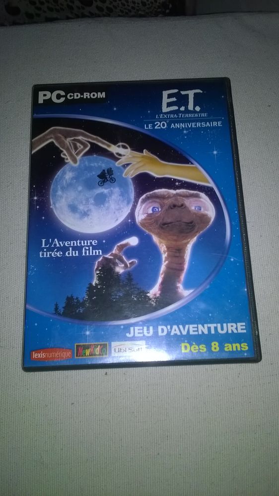 Jeu PC E.T. l'Extra-Terrestre 
2002
Excellent etat
E.T. l 5 Talange (57)