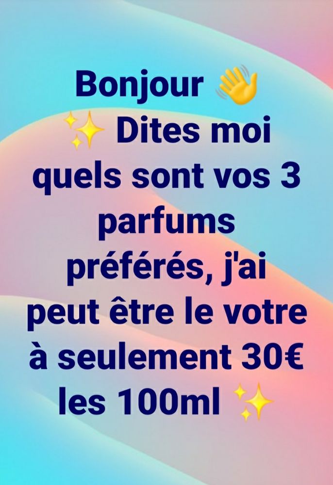 extraits de parfums plus de 100 r�f�rences � vous proposer. 30 Boulay-Moselle (57)