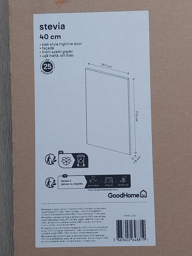 Fa�ade porte 40x72cm,toute neuve 25 La Roche-sur-Yon (85)