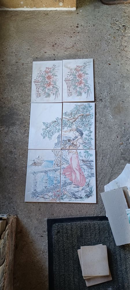 Fa�ence vert d'eau 45 La Bourdini�re-Saint-Loup (28)