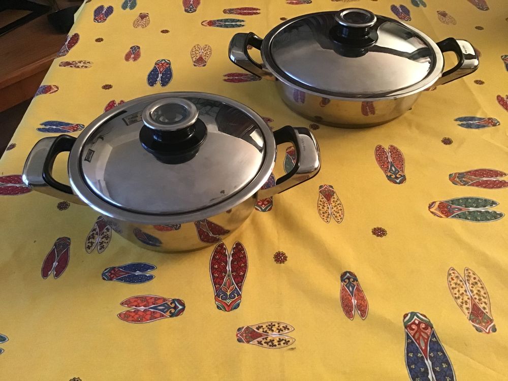 Duo de faitouts en acier tremp� 25 Noisy-le-Sec (93)