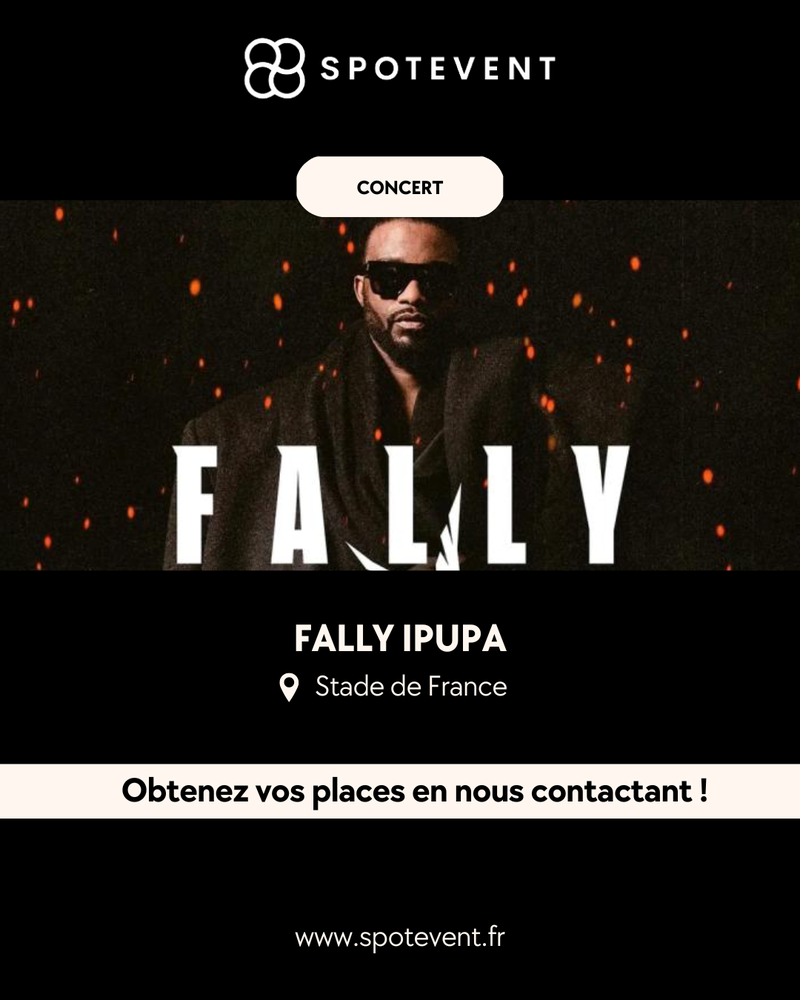 Fally Ipupa - Stade de France - Acc�s places 170 Paris 18 (75)