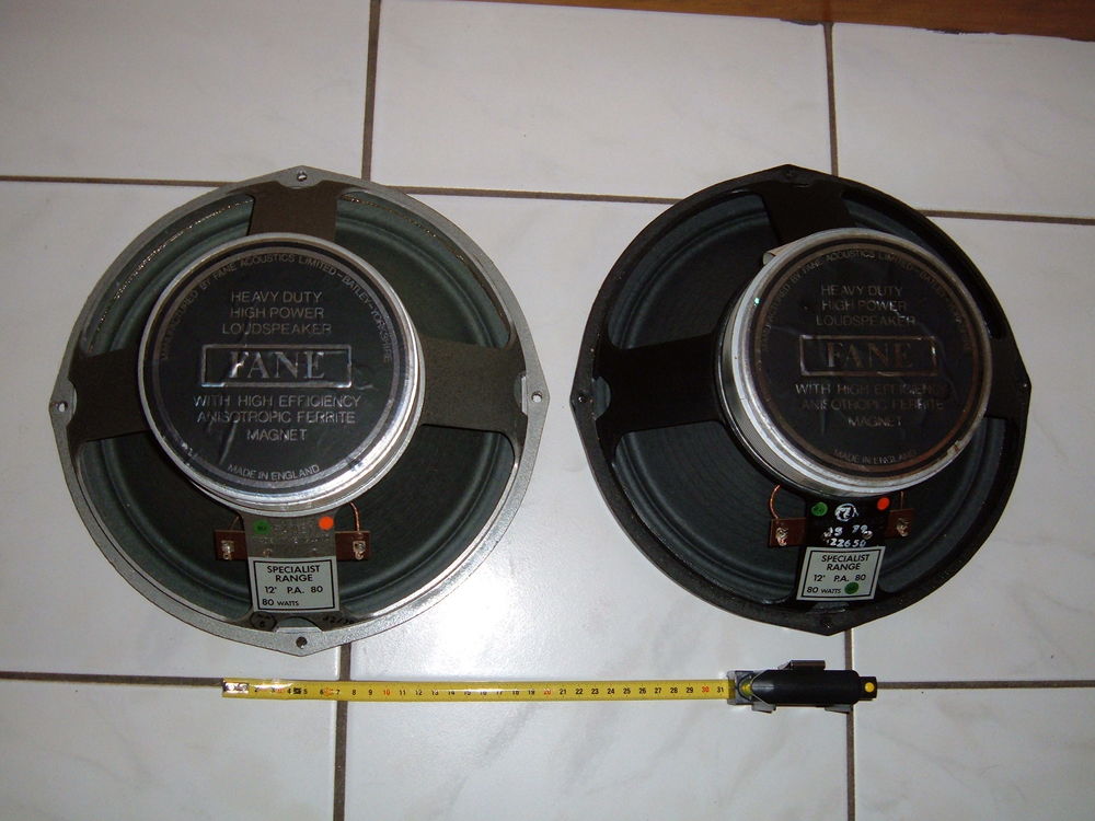 FANE ACCOUSTIC  (dual cone ) ENGLAND vintage 12' (1970) 0 Marckolsheim (67)