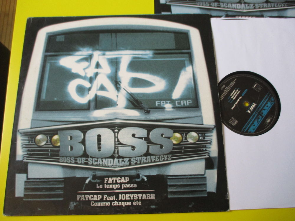 FATCAP LE TEMPS PASSE JOEY STARR BOSS MAXI VINYL 12 Lognes (77)