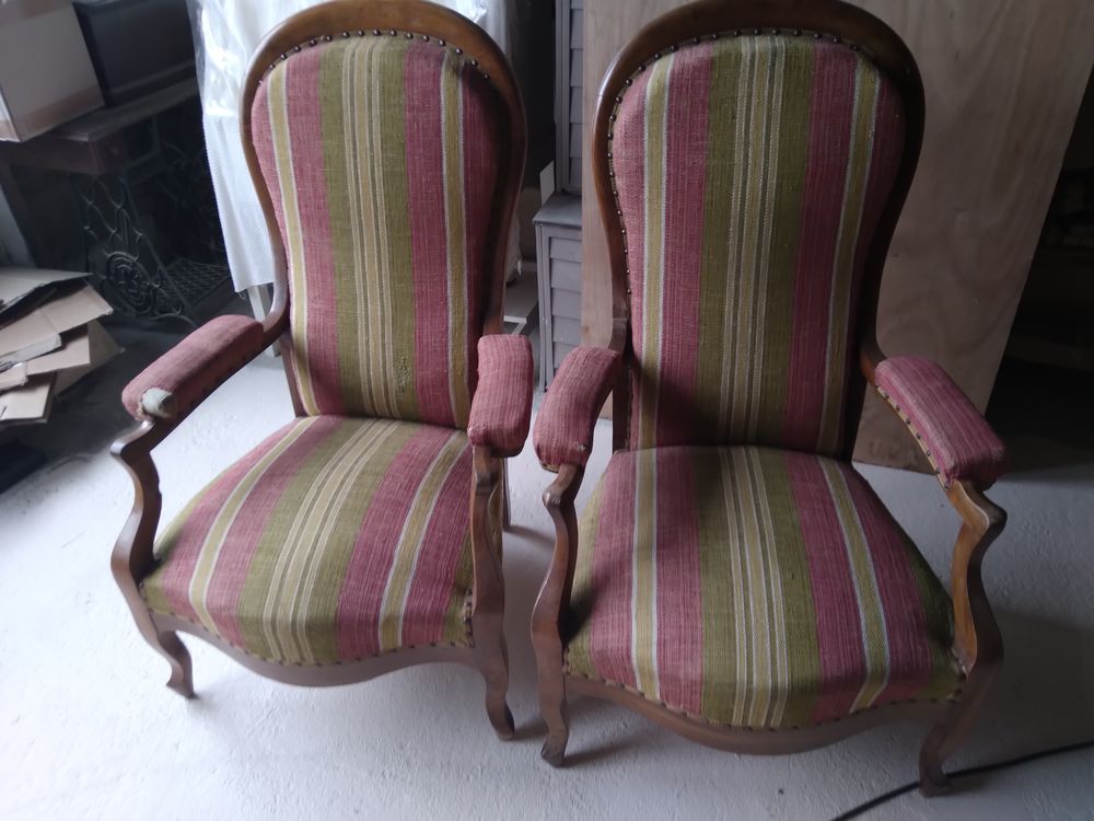 2 FAUTEILS VOLTAIRE 60 Cizay-la-Madeleine (49)
