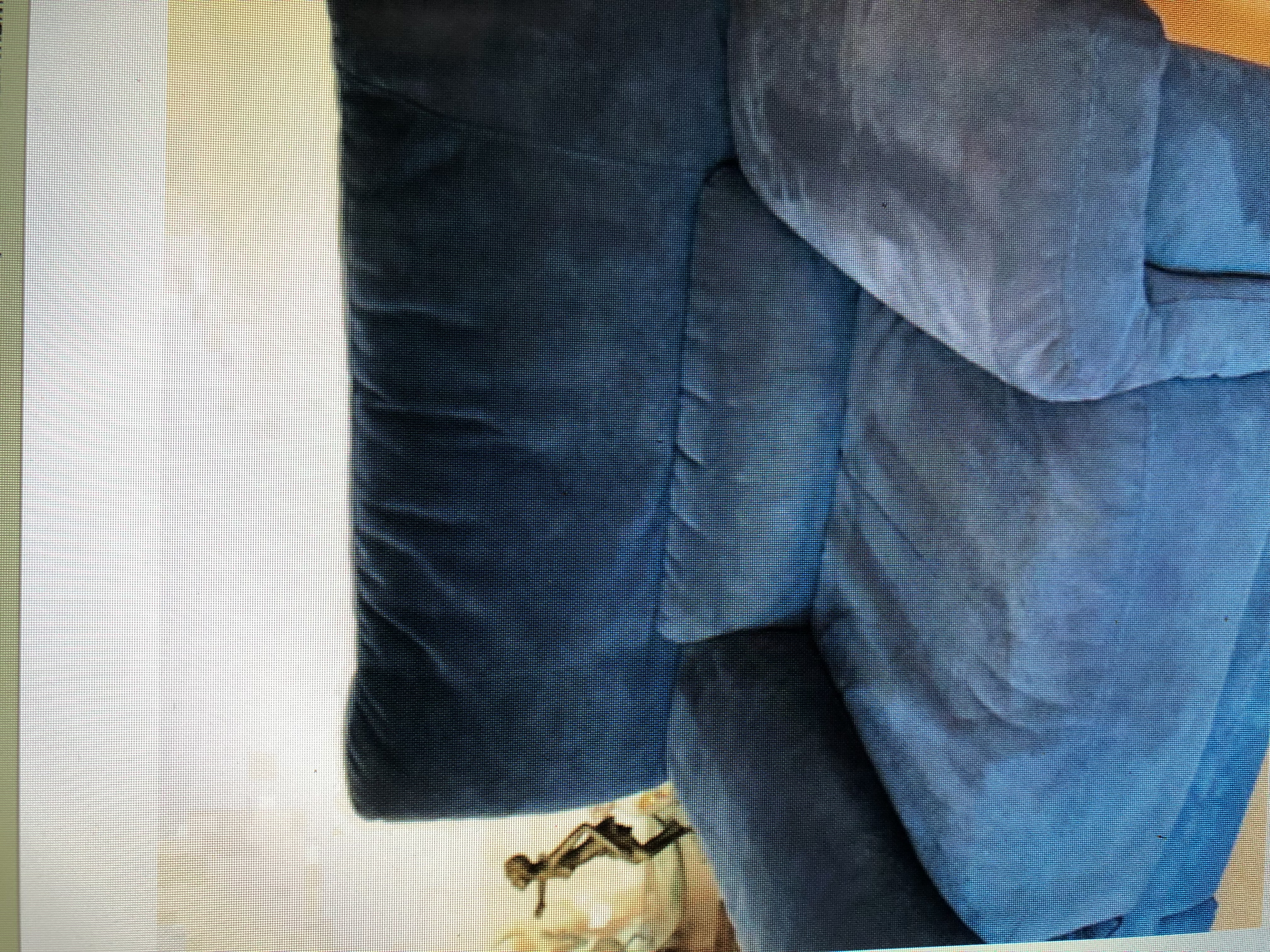 Fauteuil en Alcantara bleu 380 Narbonne (11)