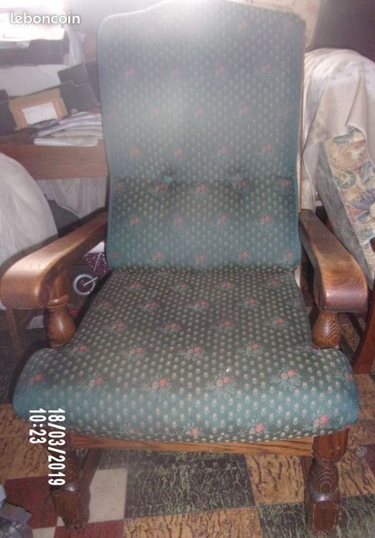 fauteuil ancien style voltaire 35 Fresnes-sur-Escaut (59)