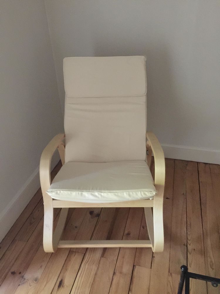 Fauteuil � bascule beige u avec repose pied 70 Cahors (46)