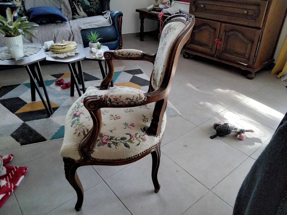Fauteuil bois tapisserie 50 Argel�s-sur-Mer (66)