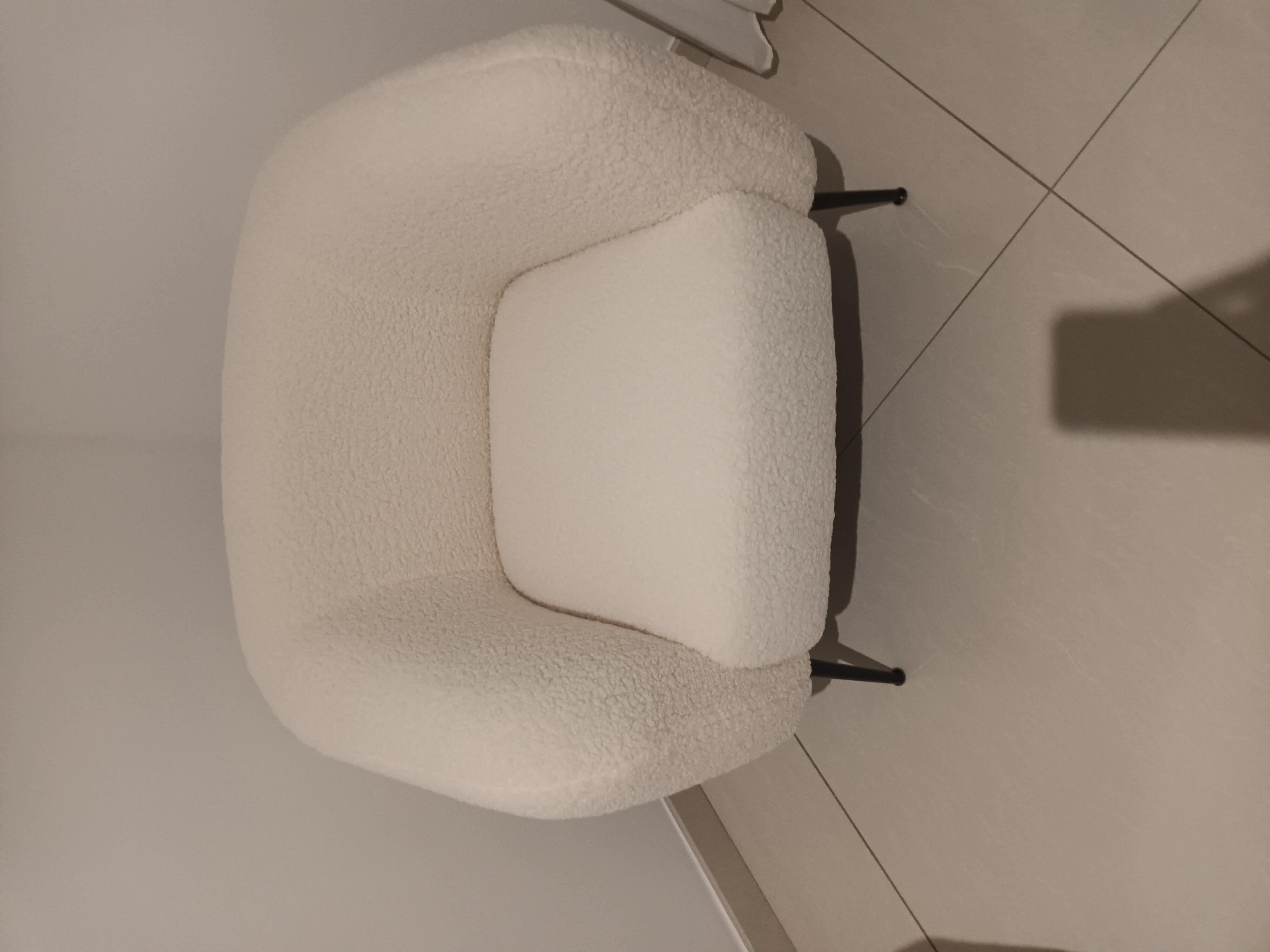 fauteuil bouclette blanc 130 Istres (13)