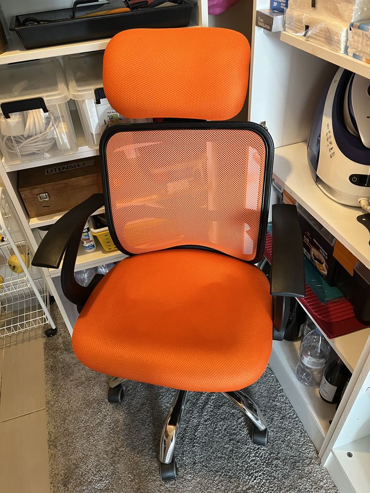 fauteuil de bureau Orange 40 Saint-Aubin-sur-Mer (14)