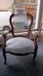 Fauteuil cabriolet style Louis Philippe XV 1000 Langeac (43)