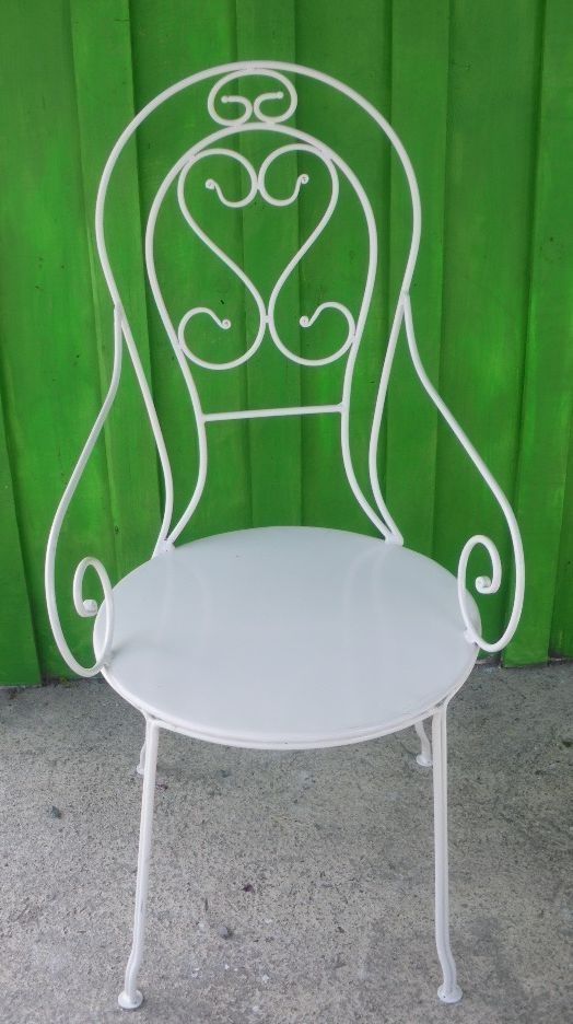 Fauteuil / chaise de jardin en fer 88 Ch�teau-l'�v�que (24)