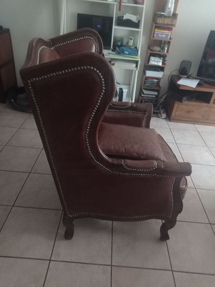 Fauteuil Chesterfield cuir maison du monde 390 Heillecourt (54)