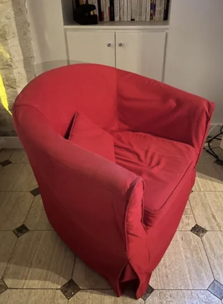 Fauteuil club rouge 20 Paris 11 (75)