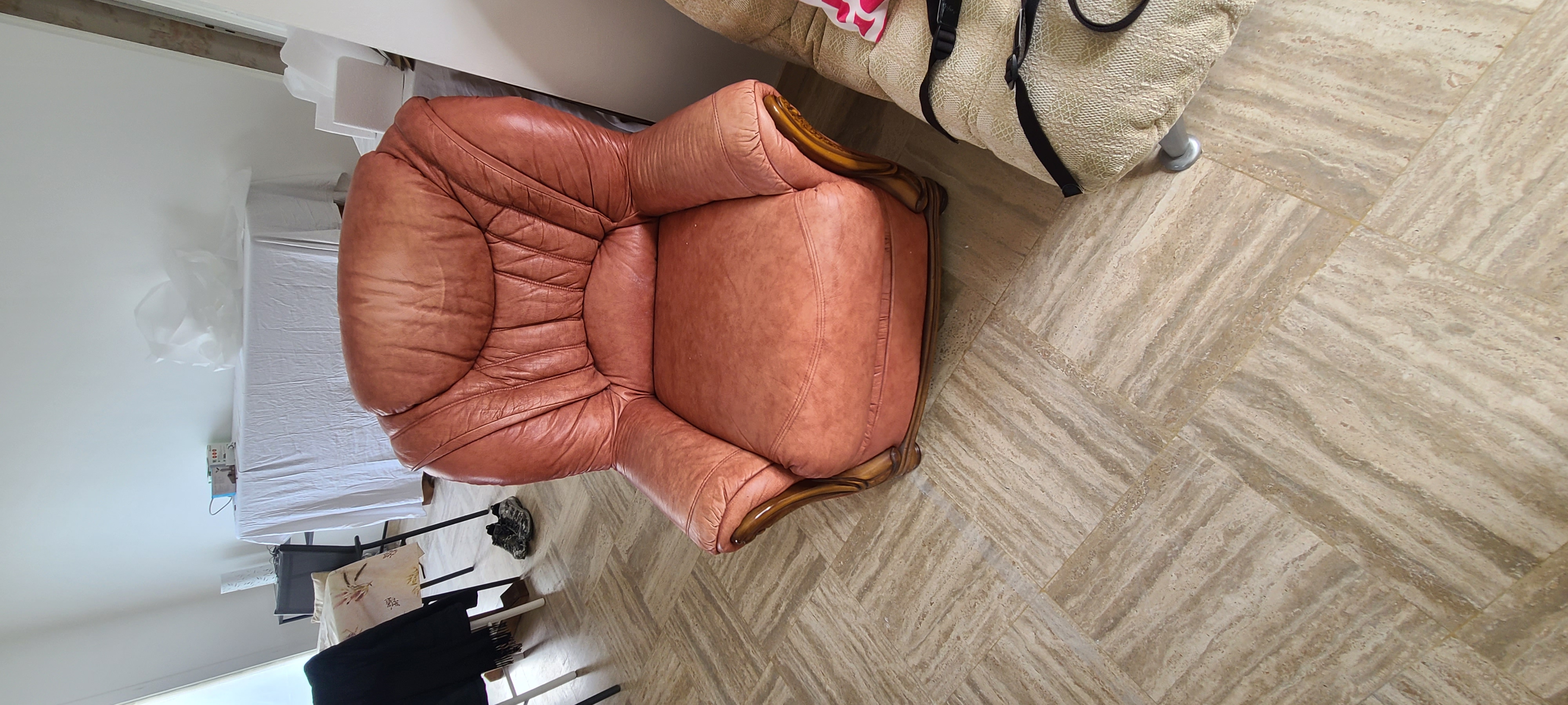 Fauteuil en cuir rose 0 Ouzouer-sur-Loire (45)