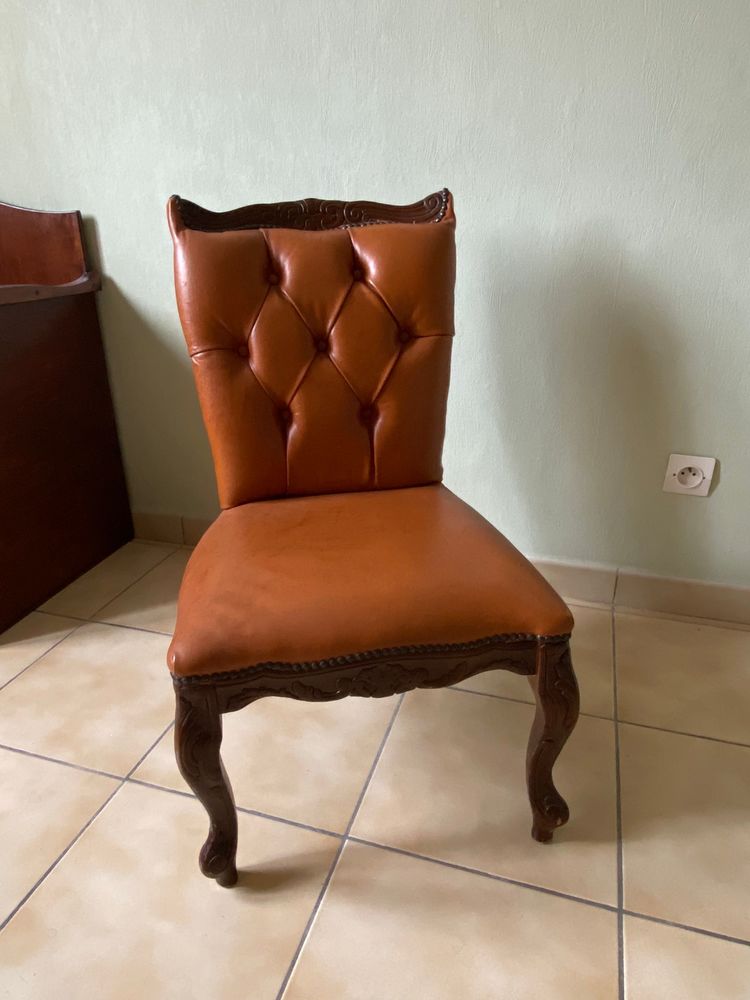 Fauteuil bas en cuir 26 Genas (69)