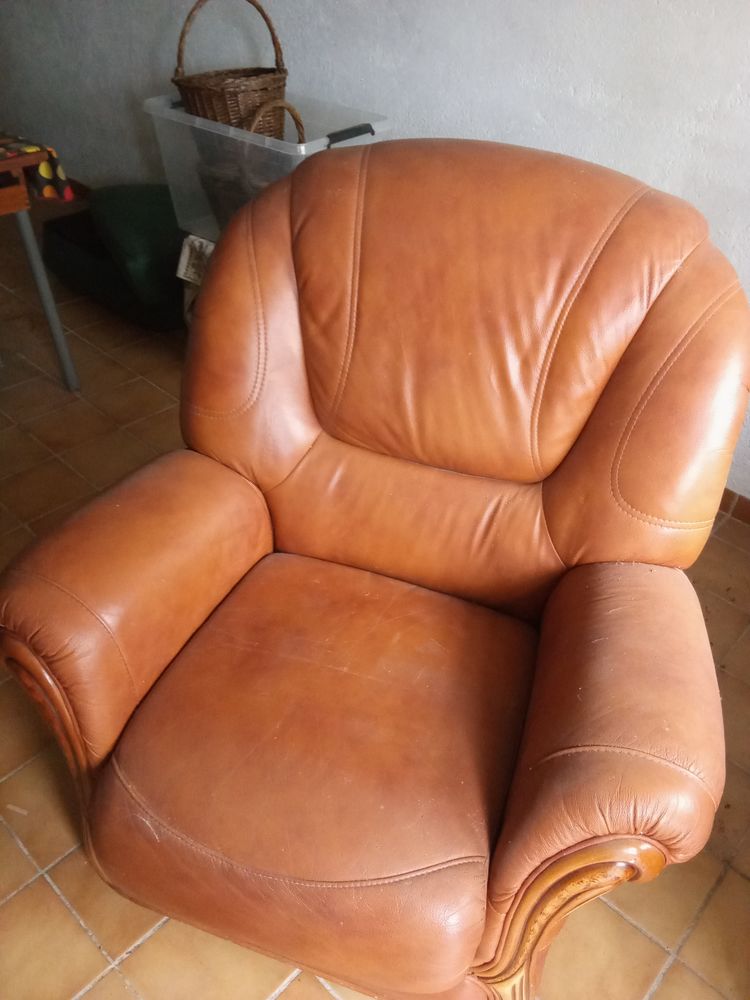 Fauteuil cuir 
60 �guilles (13)