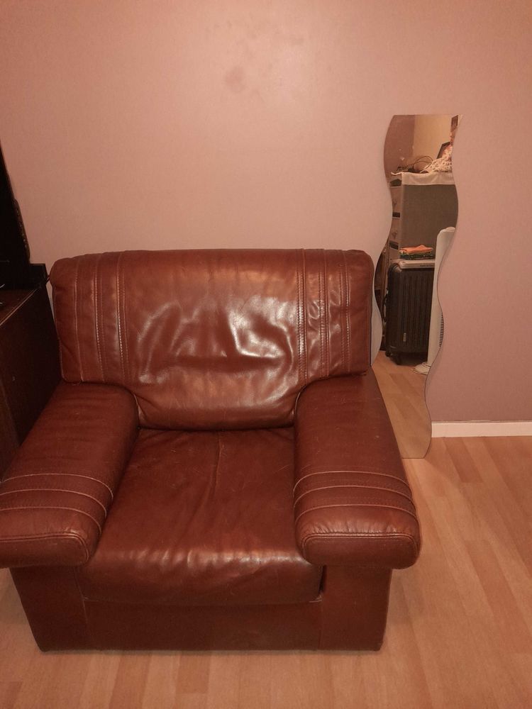 fauteuil cuir 35 Lamorlaye (60)