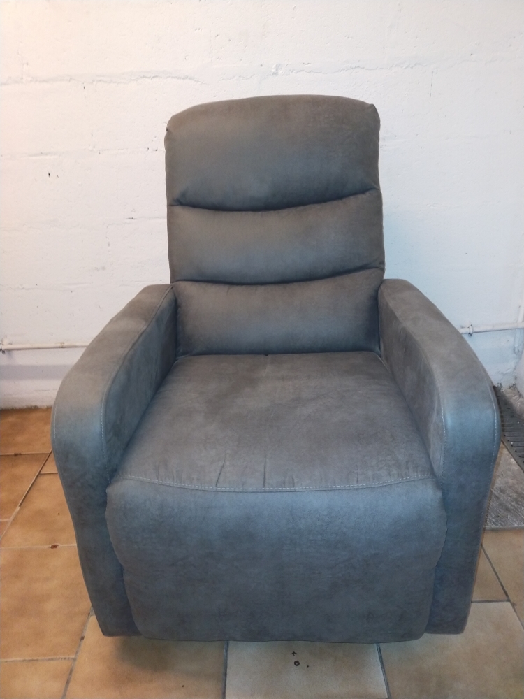 Fauteuil d�tente en Nubuck gris 80 Colombes (92)