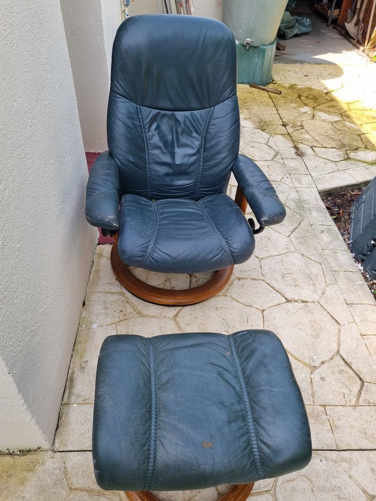 Fauteuil inclinable et rotatif avec repose pied 25 Aussonne (31)