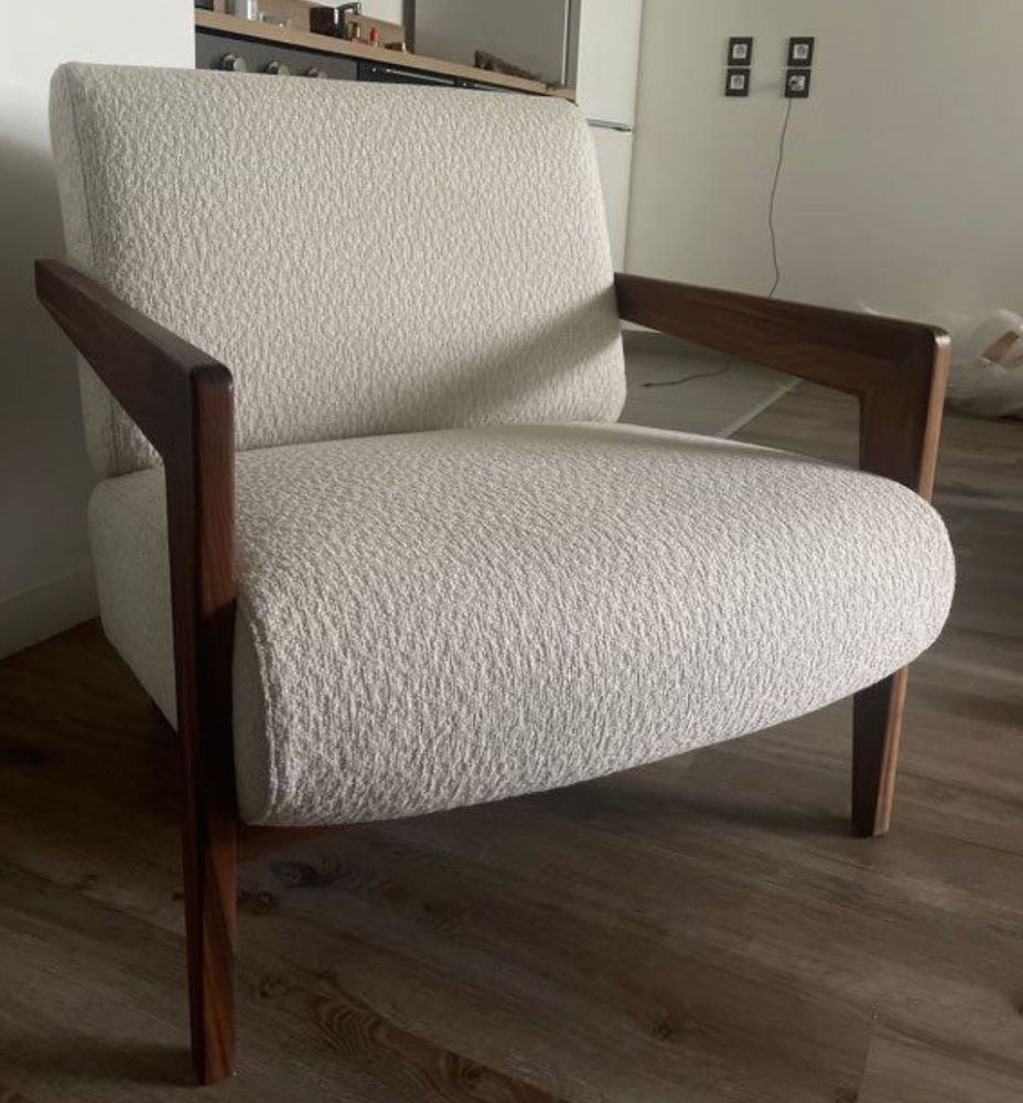 fauteuil izag  noyer et bouclette 550 Noisy-le-Grand (93)