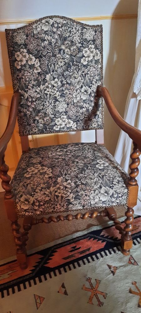 fauteuil Louis xv ch�ne 100 Caug� (27)