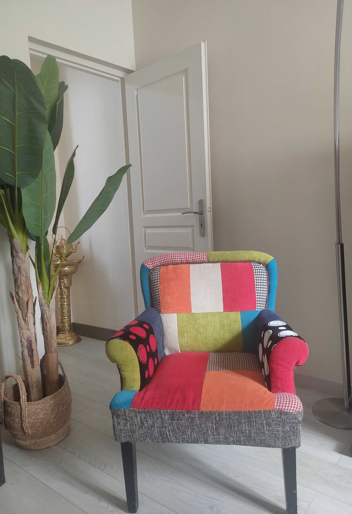Fauteuil Multicolore Pachwork 85 M�ry-sur-Oise (95)