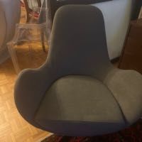 fauteuil pivotant tissu gris 120 Ch�tillon (39)