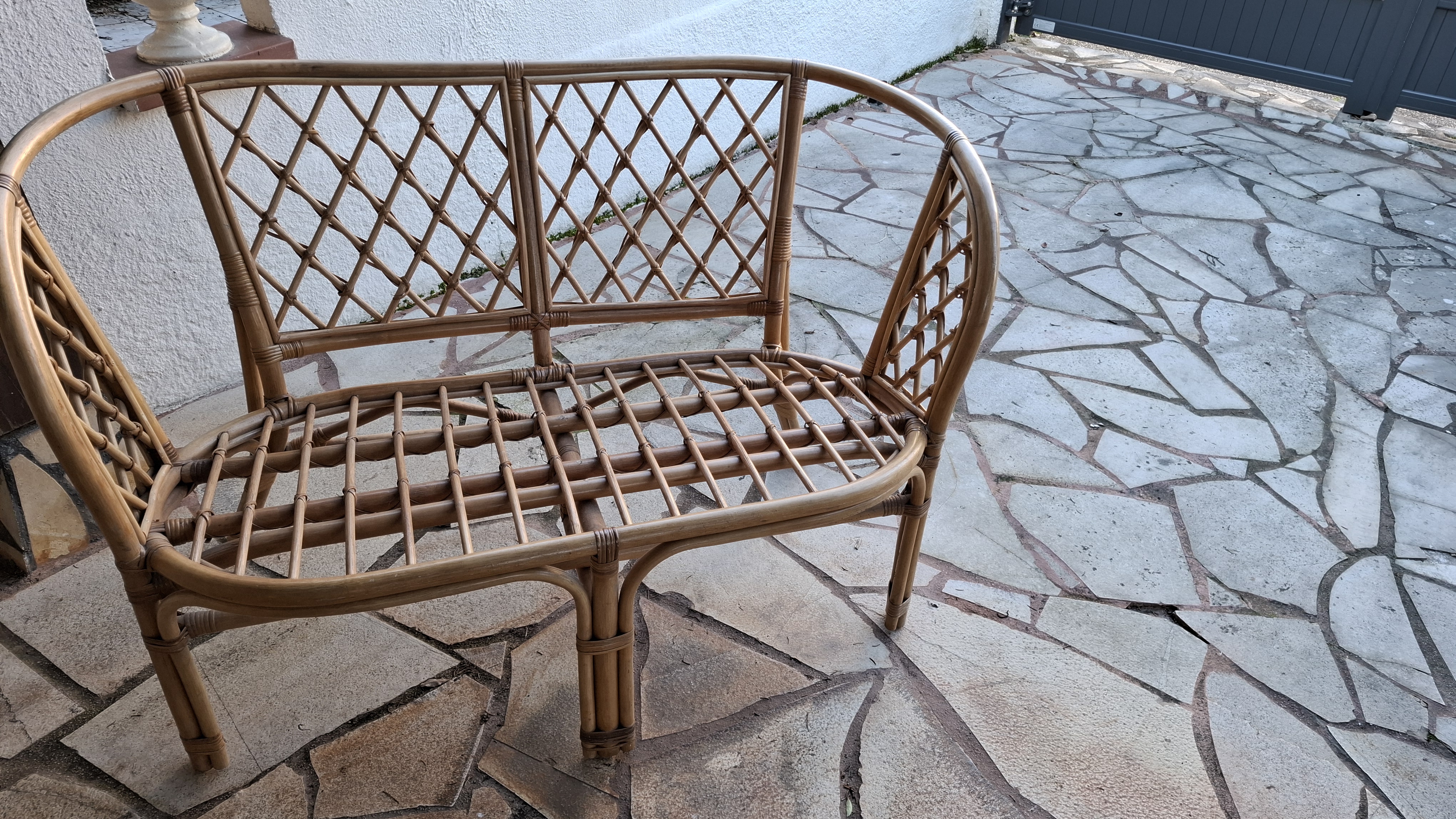 fauteuil 2 places rotin vintage 90 Ramonville-Saint-Agne (31)