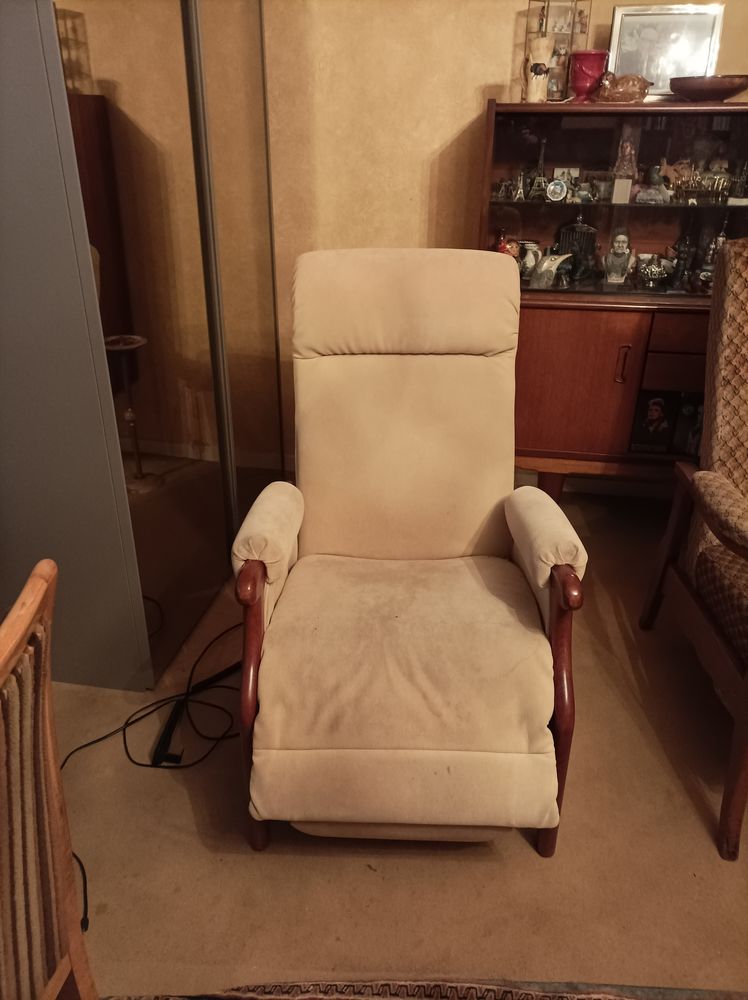 FAUTEUIL RELAX ELECTRIQUE TISSU CREME 120 Nogent-sur-Marne (94)