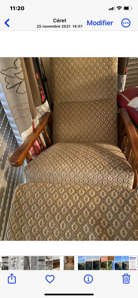 Fauteuil relax velours tr�s bon �tat 0 C�ret (66)