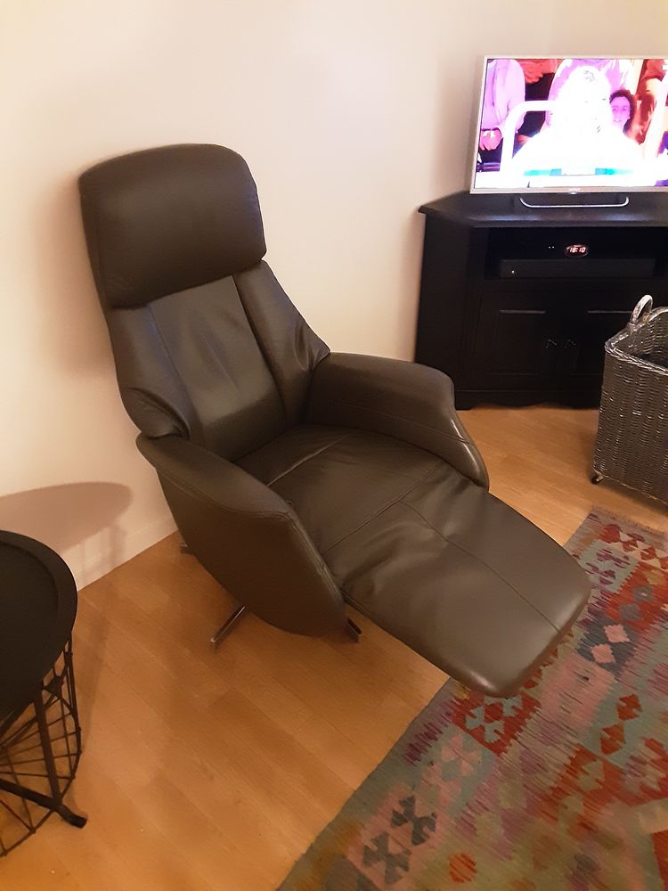 Fauteuil relaxe cuir 90 Wattignies (59)