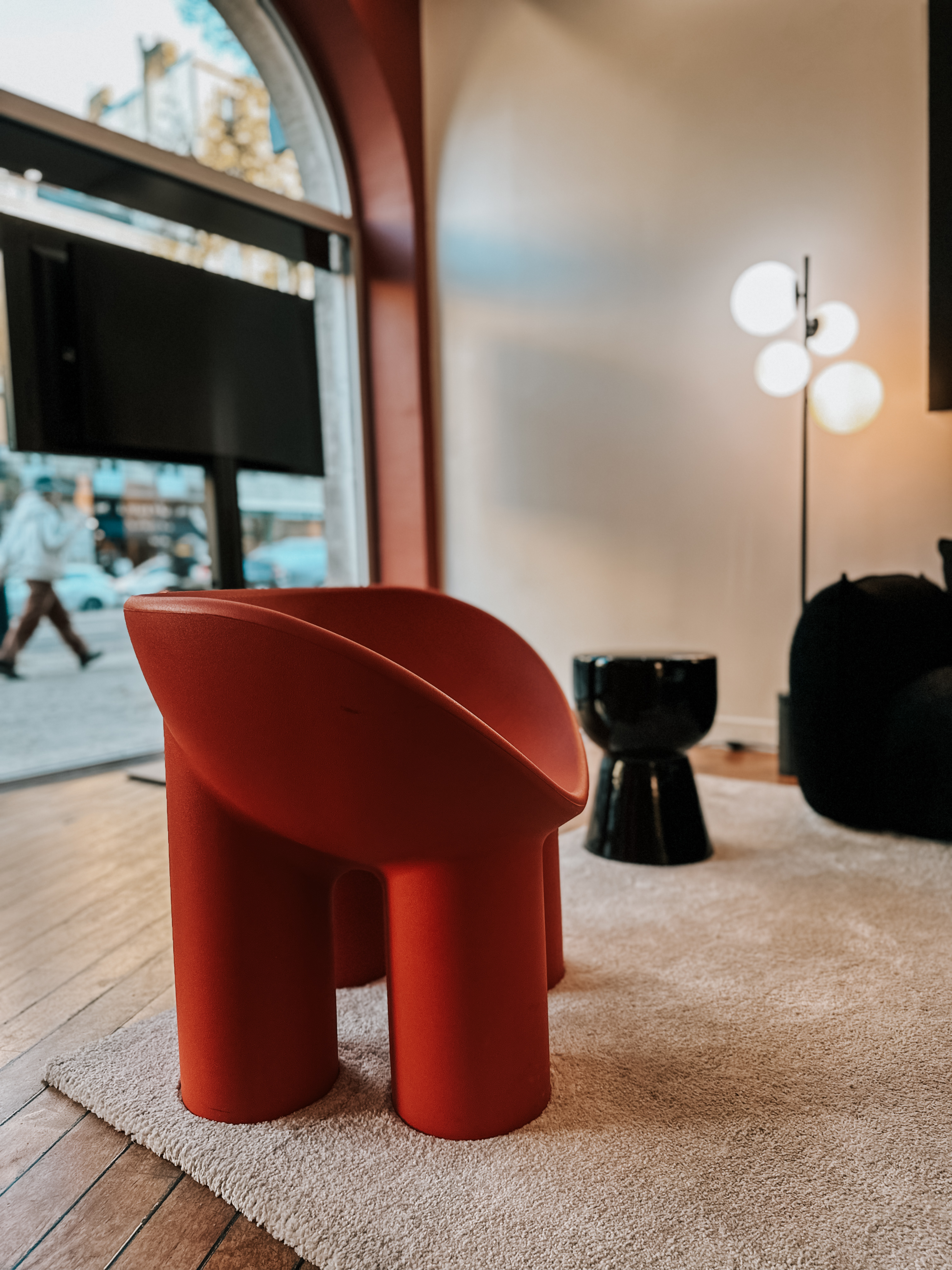 Fauteuil Roll Poly Orange Design 250 Bordeaux (33)