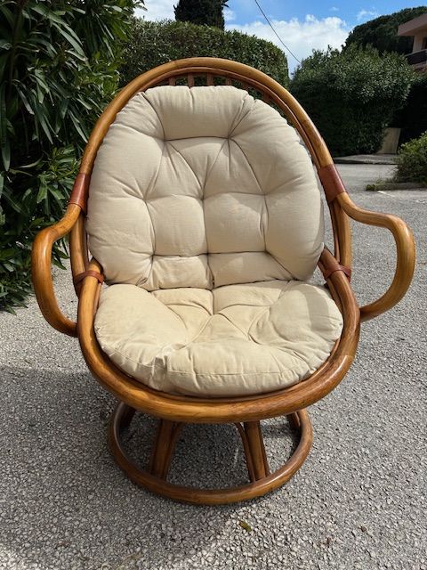 Fauteuil en rotin 150 Le Lavandou (83)