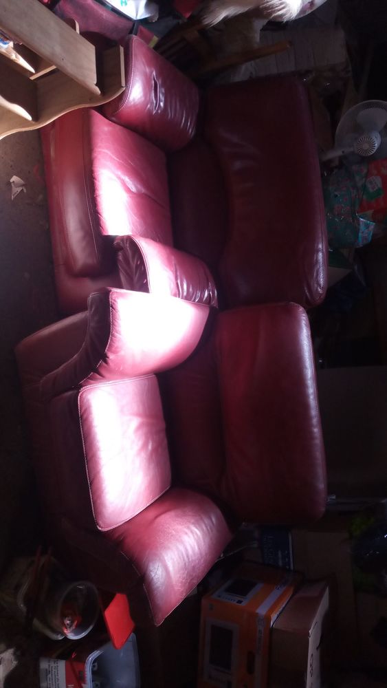 fauteuil rouge cuire 150 �chenoz-la-M�line (70)