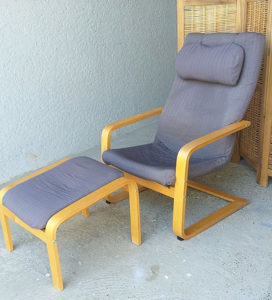 Fauteuil Style Scandinave avec repose-pieds   Bon �tat  -  3 30 Orcier (74)