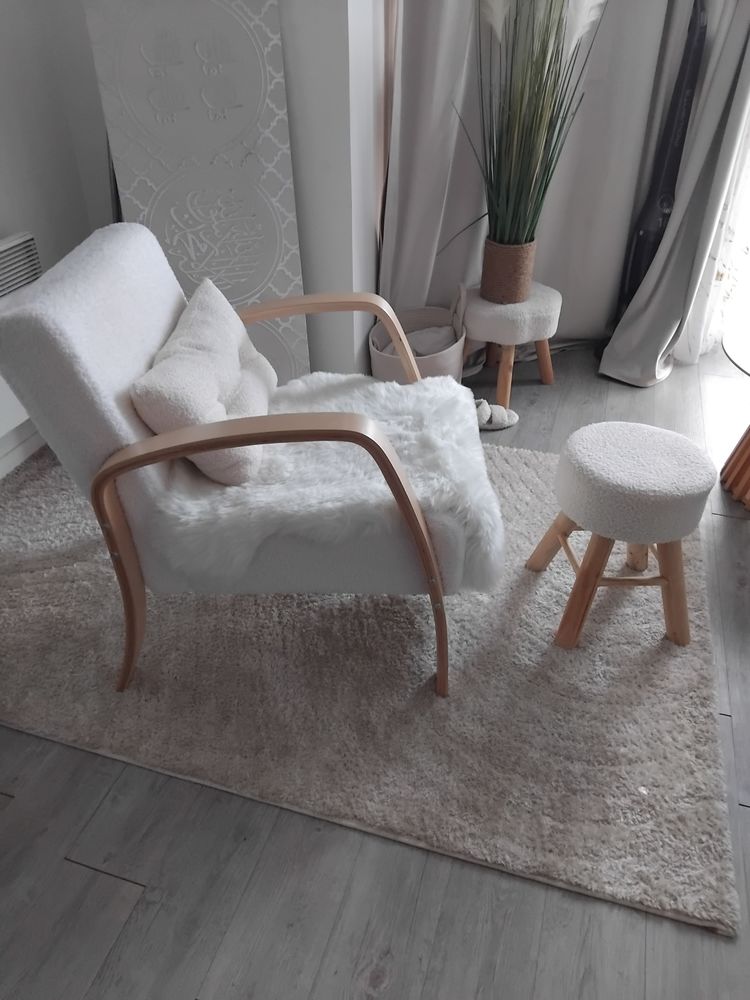 Fauteuil tissu bouclettes 100 Pontault-Combault (77)