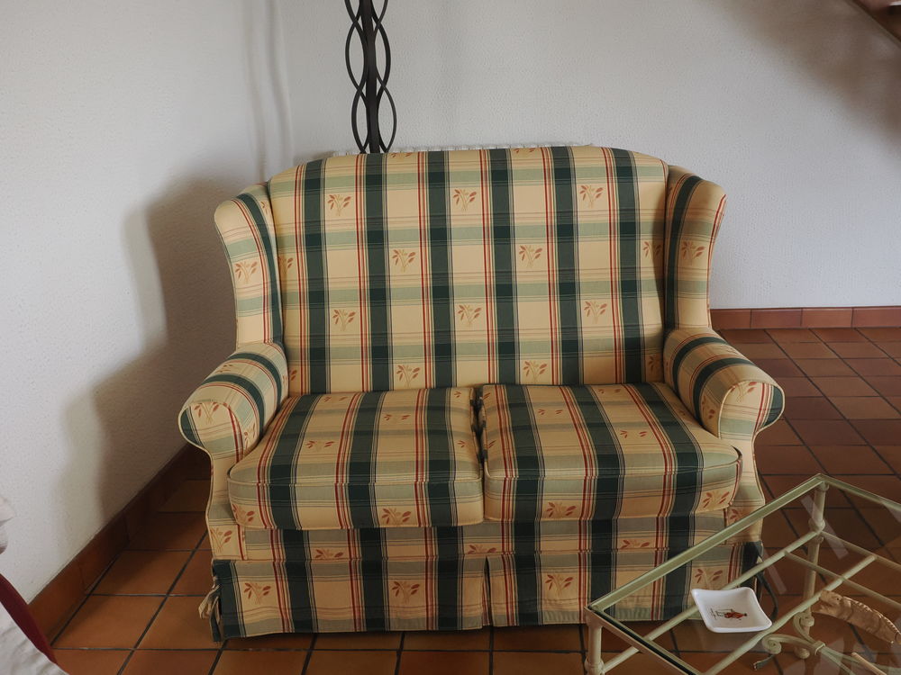 Fauteuil  tissus �cossais 150 Merpins (16)