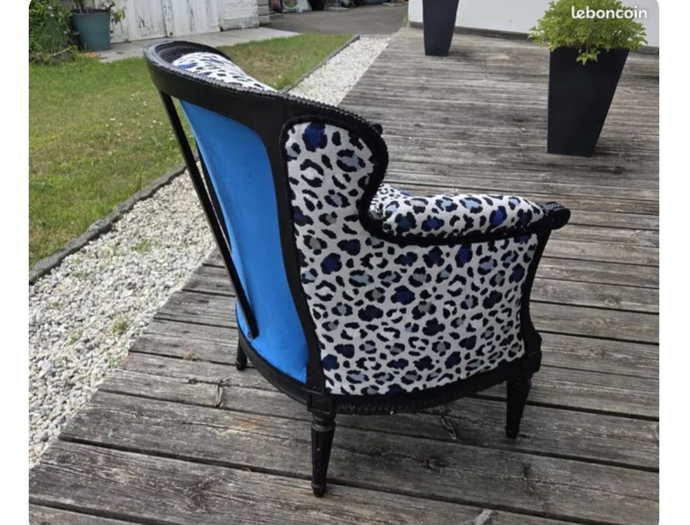 Fauteuilbancien enti�rement restaur� 220 Andernos-les-Bains (33)