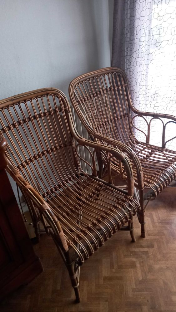 fauteuils bambous et osiers 350 Fontenay-sous-Bois (94)